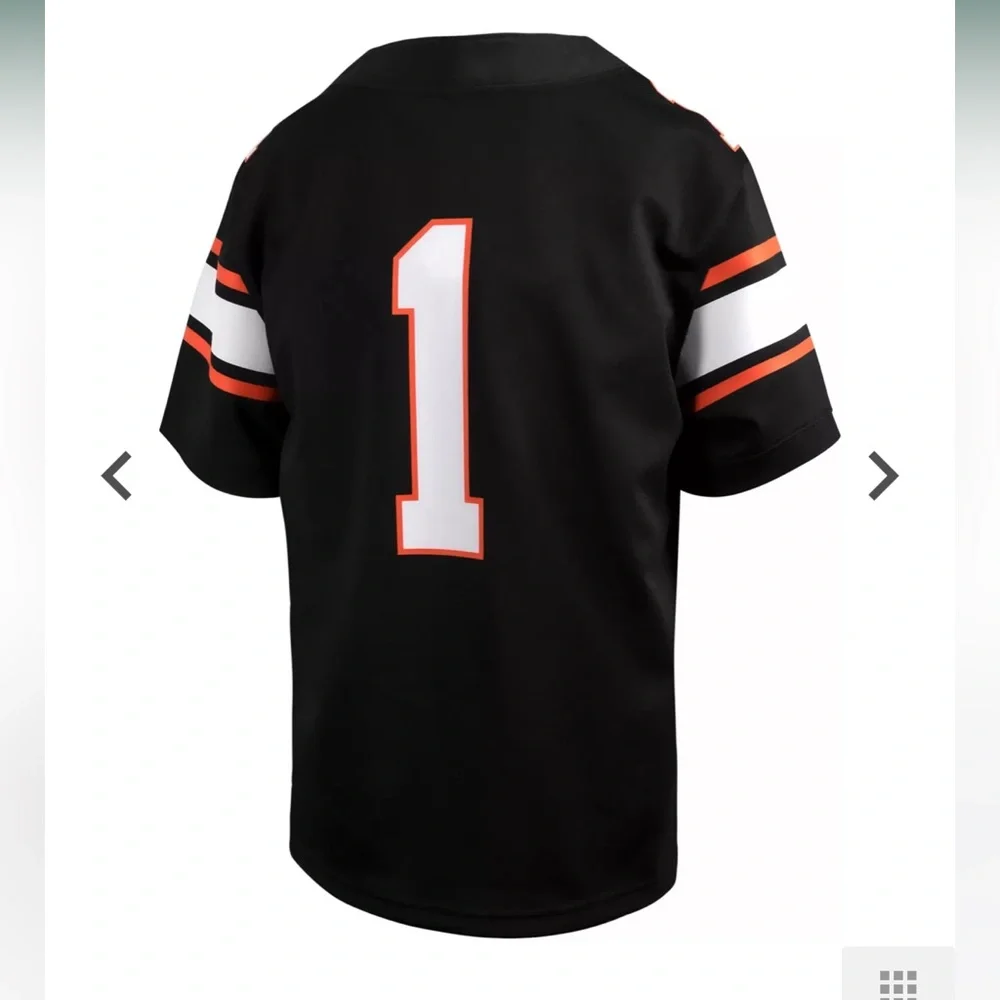 Nike Youth Oklahoma State Cowboys Black Football Jersey Size Small